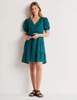 Back Detail Broderie Dress-Chesapeake Bay