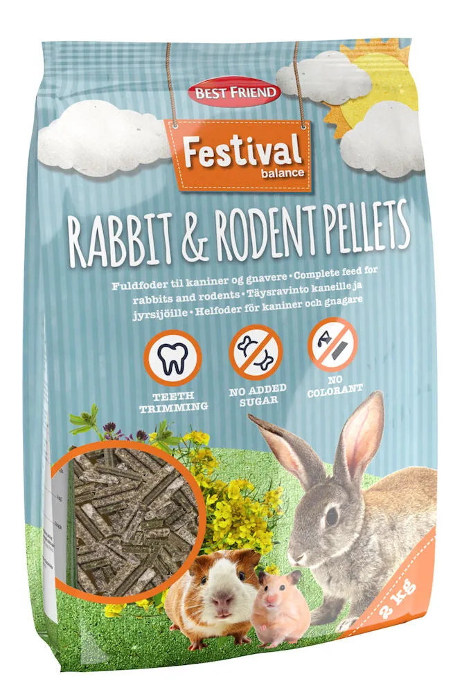 Best Friend Festival Balance Rabbit&Rodent pellets
