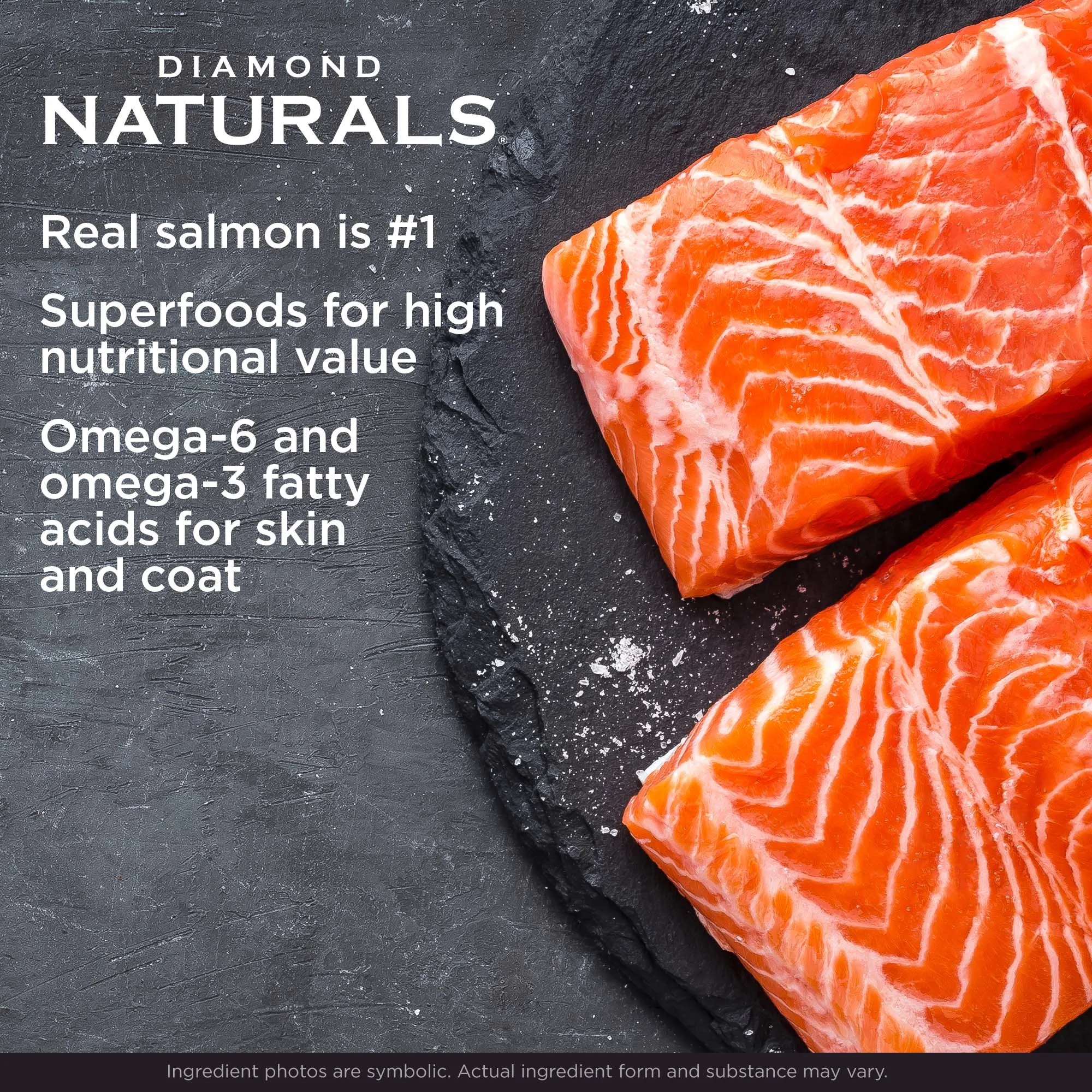 Diamond Naturals - Skin & Coat Salmon & Potato Formula Dry Dog Food 15lb
