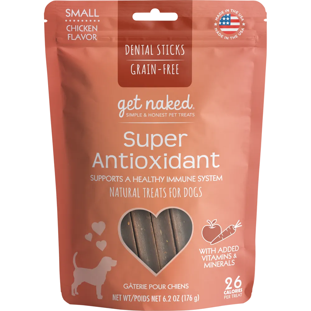 Get Naked® Super Antioxidant Dog Dental Chew Sticks