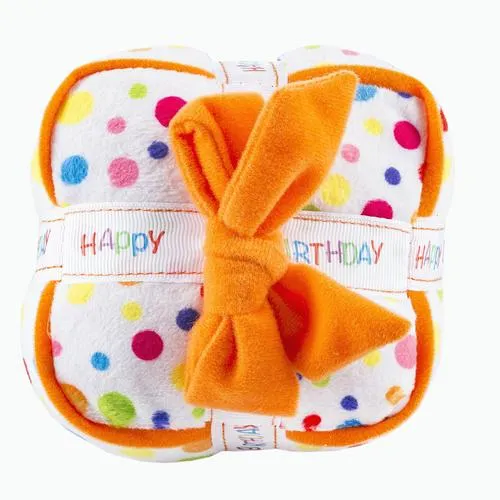 Happy Birthday Gift Box Plush Toy by Haute Diggity Dog