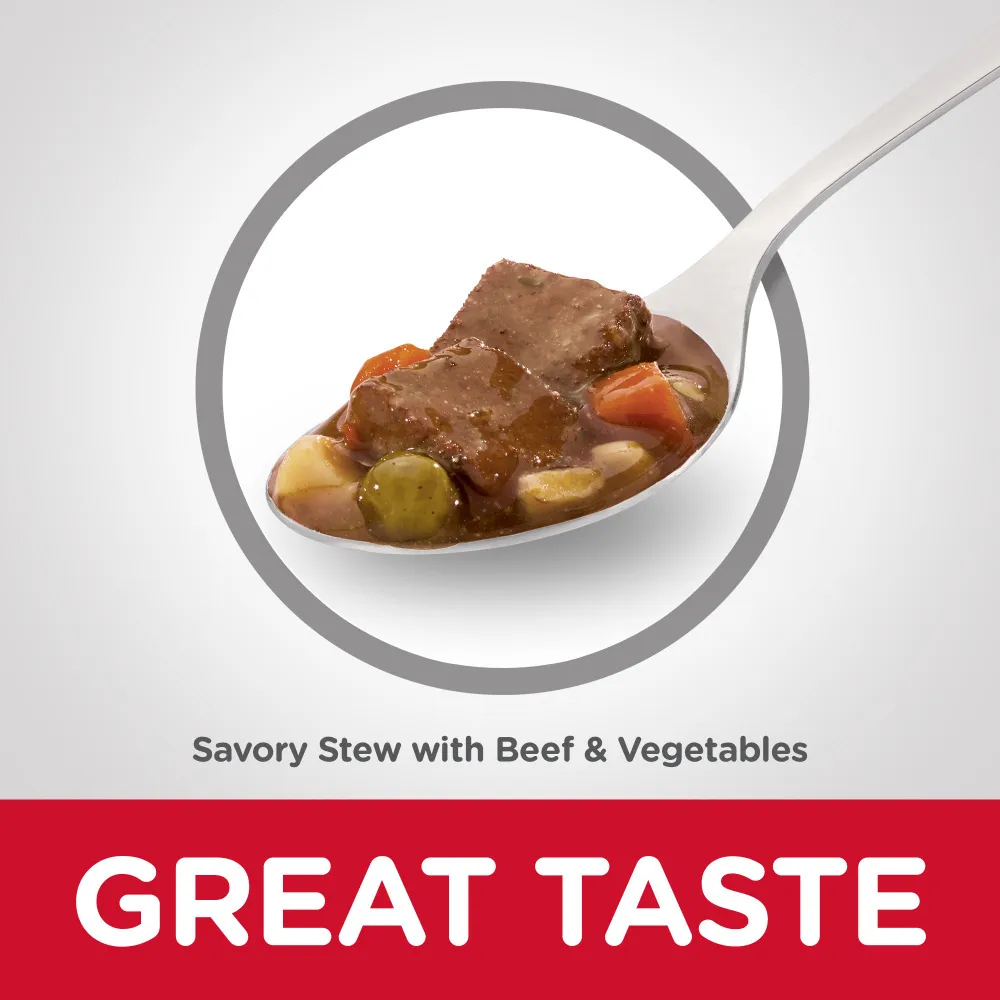 Hill's Science Diet Adult 7  Savory Stew with Beef & Vegetables Canned Dog Food