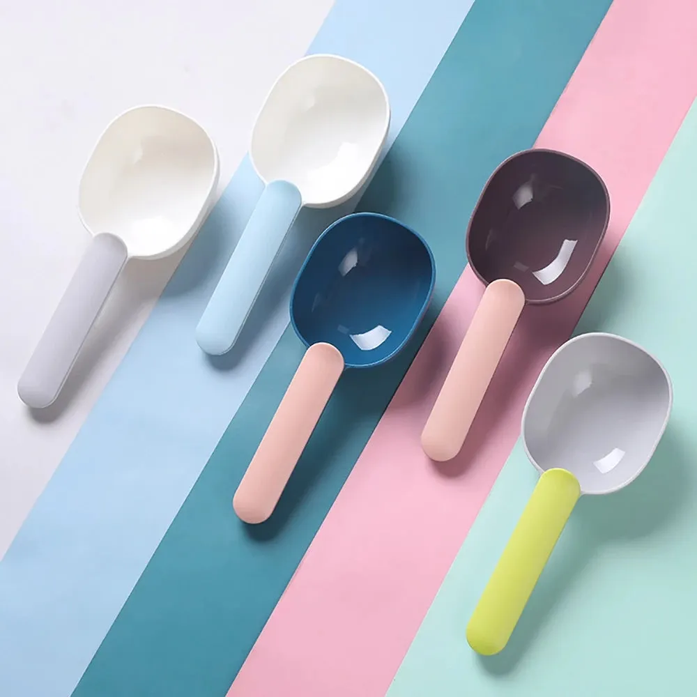 Multifunctional  and dog food spoon pet feeding spoon with sealed bag creative clip measuring cup arc design pet supplies