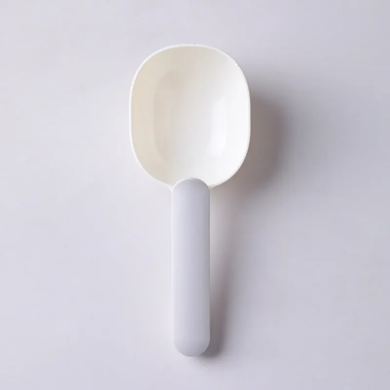 Multifunctional  and dog food spoon pet feeding spoon with sealed bag creative clip measuring cup arc design pet supplies