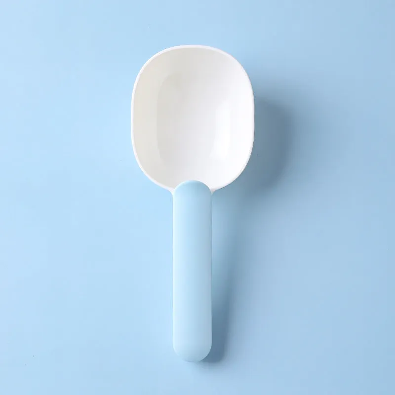 Multifunctional  and dog food spoon pet feeding spoon with sealed bag creative clip measuring cup arc design pet supplies